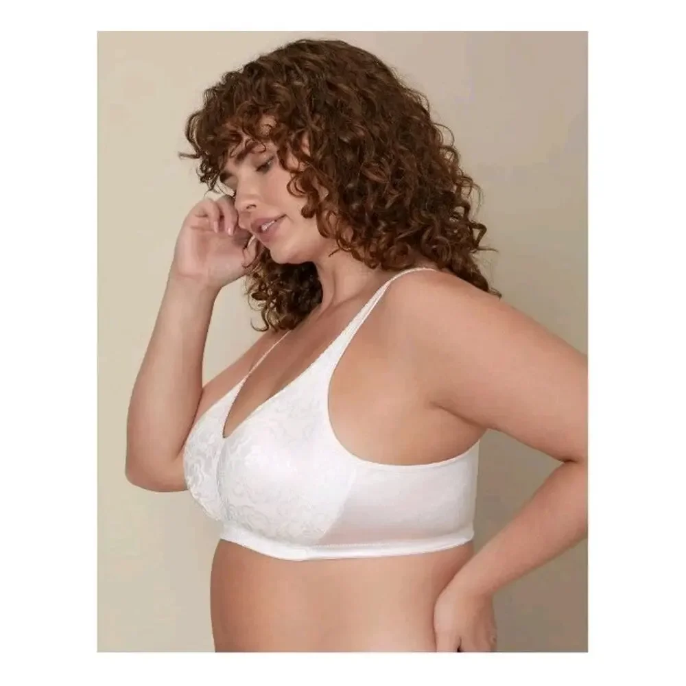 Playtex‎ Women's 18 Hour Ultimate Lift and Support Wirefree Bra Size 40DDD White